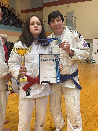 Александра Иванова и Дана Голово на Кубке России и Всероссийских соревнованиях по джиу-джитсу