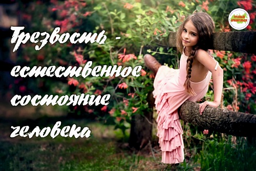 Трезвость- это естественное состояние человека, семьи, общества.