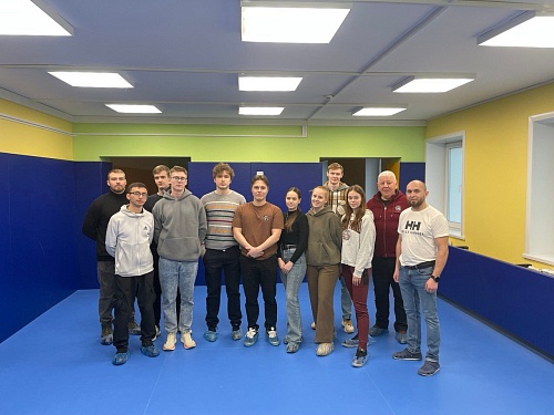 Сегодня, 28 февраля 2025 в спортивной школе "Каскад" были студенты САФУ!